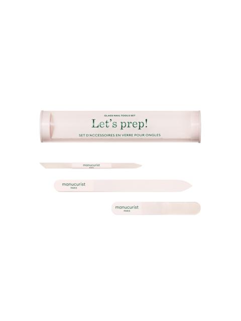 Manucurist Glass Nail Prep Accessories Trio