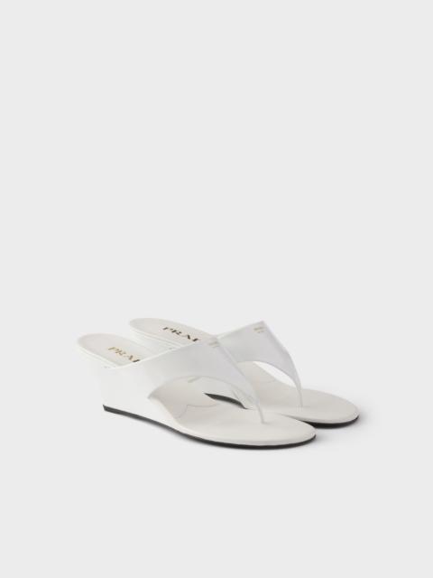 Prada Patent leather thong sandals