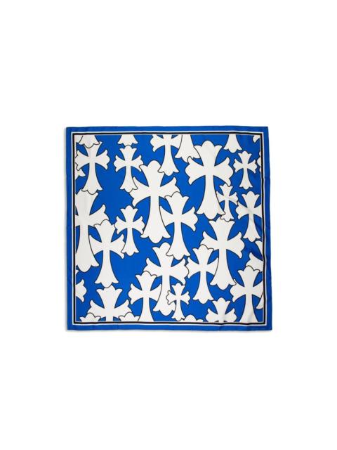 Chrome Hearts Cemetery cross silk scarf