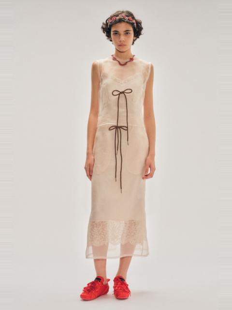 Simone Rocha Sheer Frayed Contour Dart Top