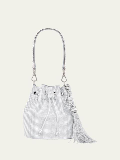 JUDITH LEIBER Piper Medium Crystal Bucket Bag