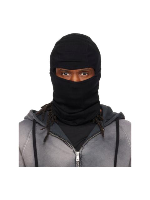 thom/krom Black Cashmere Blend Performance Knit Balaclava