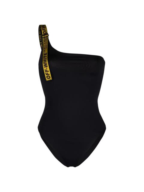 Off-White Industrial strap asymmetric swimsuit