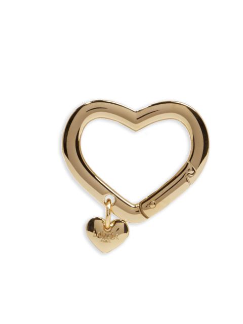 LANCEL heart pendant keyring
