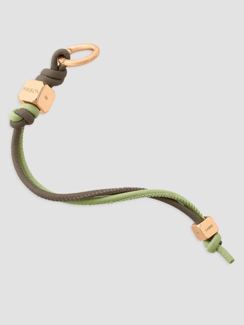 MAISON de SABRÉ Women's Leather Wristlet Charm - Cashmere Matcha