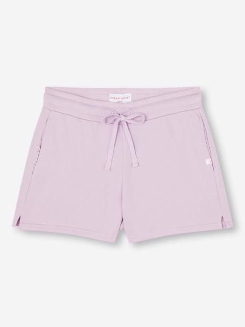 Derek Rose Women's Sweat Shorts Quinn Cotton Modal Lilac