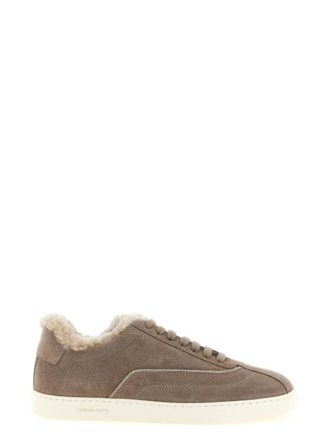 FABIANA FILIPPI Diamond Detail Suede Sneakers