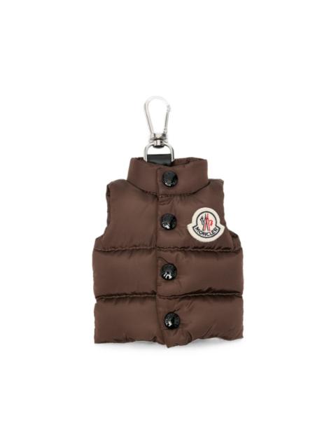 Moncler down vest shape key ring