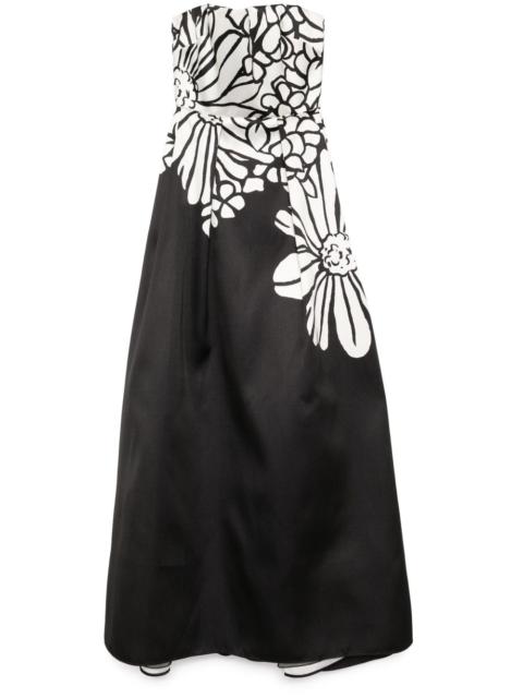 ELIE SAAB floral-print gown