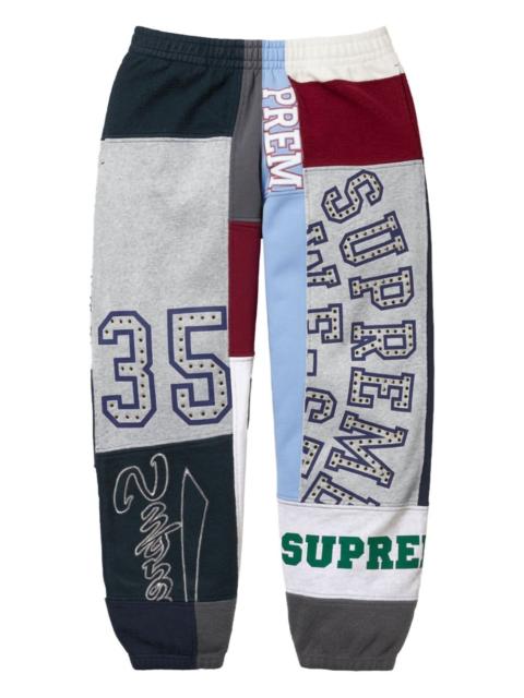 Supreme Patchwork track pants