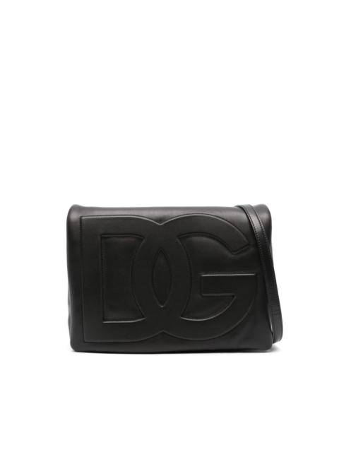 Dolce & Gabbana DG leather clutch bag