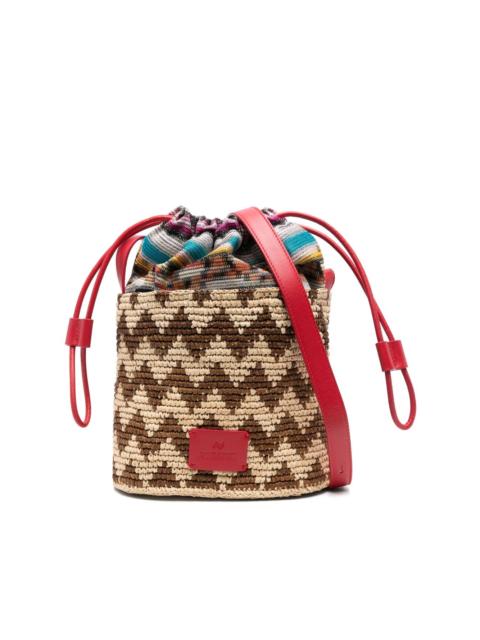 Missoni woven bucket bag