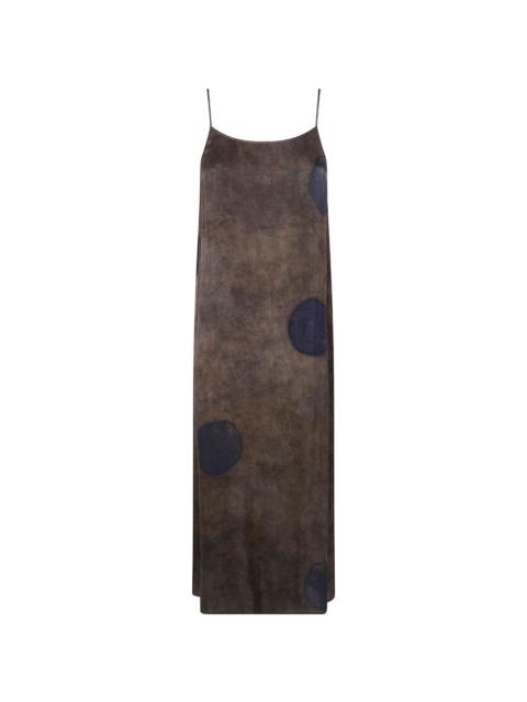 UMA WANG polka-dot slip dress