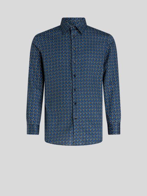 SHIRT WITH TIE PRINT PATTERN