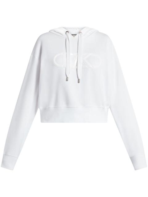 MICHAEL KORS Empire logo organic-cotton hoodie