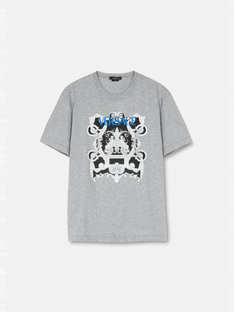 VERSACE Silver Baroque T-Shirt