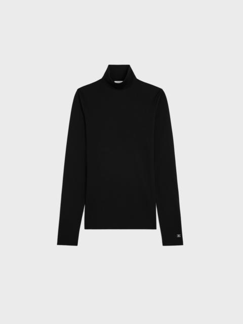 CELINE high neck top IN athletic cotton jersey