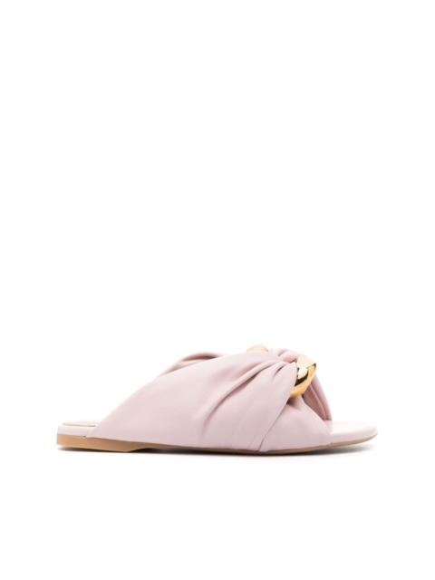 JW Anderson Corner leather sandals