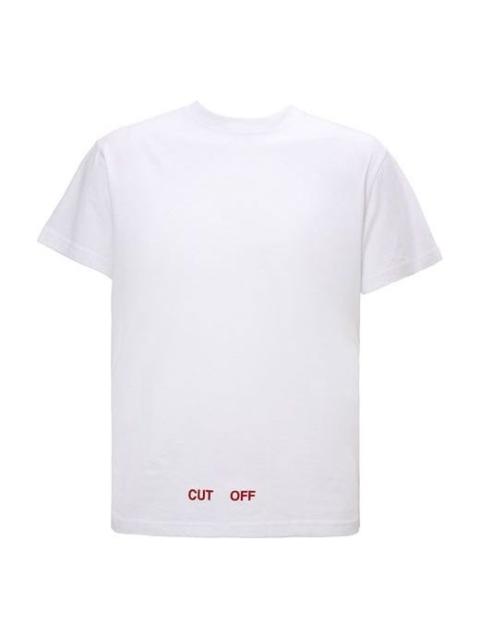 Off-White Off-White Minimalistic Back Alphabet Logo Short Sleeve Version White OMAA002F161850520188