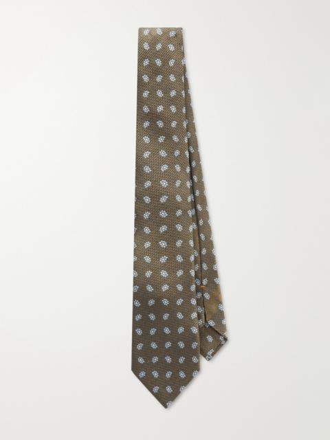 ZEGNA 8cm Paisley-Jacquard Silk Tie
