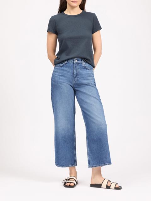 rag & bone Annie Ankle Wide-Leg Jean High-Rise in Lightweight Rigid Denim