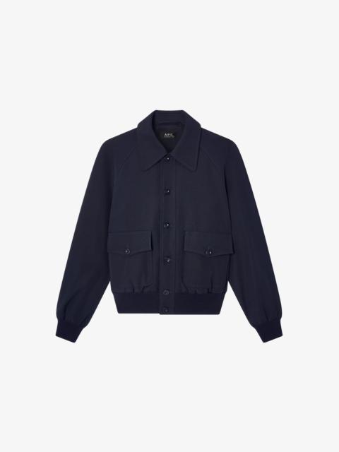 A.P.C. JACKET WITH RAGLAN SLEEVES