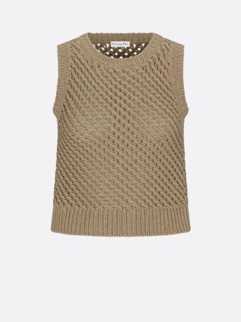 Dior Sleeveless Short Sweater