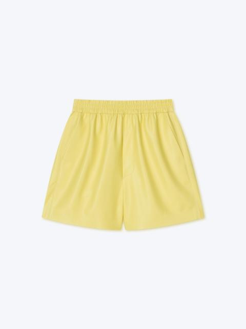 Nanushka BRENNA - OKOBOR™ alt-leather shorts - Yellow