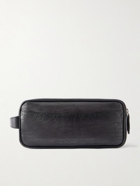 Berluti Formula 1003 Scritto Venezia Leather Wash Bag