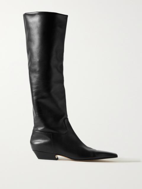 KHAITE Marfa Leather Knee Boots