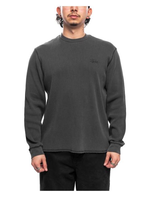 Stüssy Basic Stock LS Thermal Washed Black