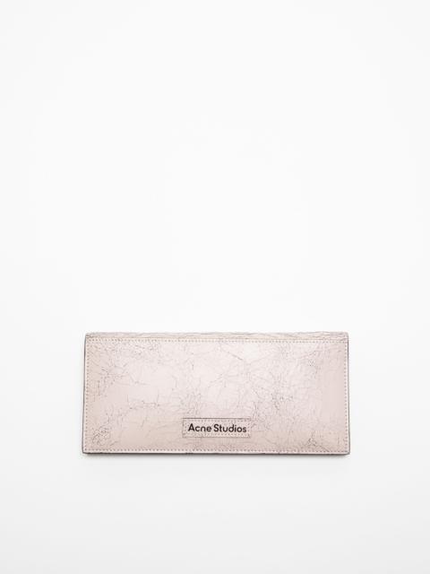 Acne Studios Continental wallet - Pastel pink