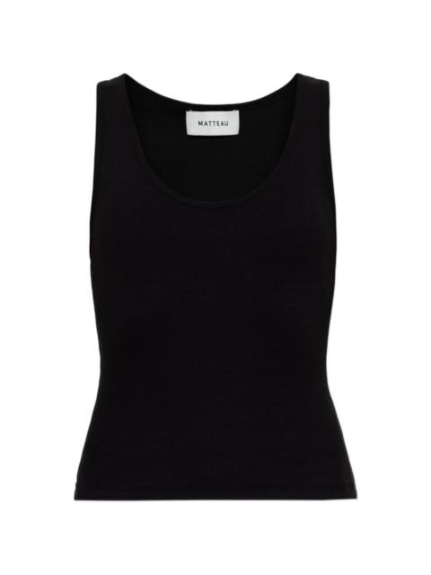 MATTEAU ribbed tank top