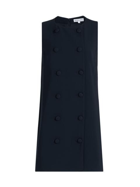 VERONICA BEARD Women's Alayah Double-Breasted Shift Minidress - Navy