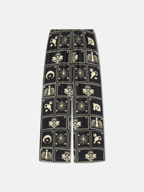 Nanushka Printed Silk-Twill Pants