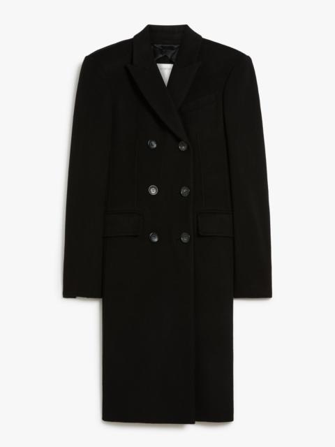 MORGANA Slim-fit wool coat