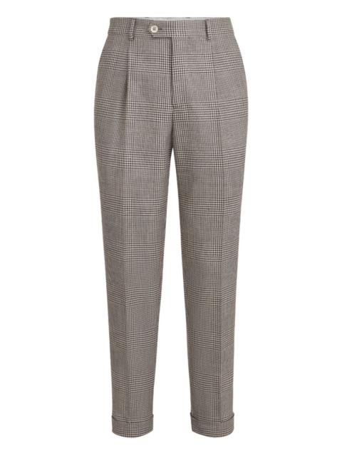 Brunello Cucinelli check trousers
