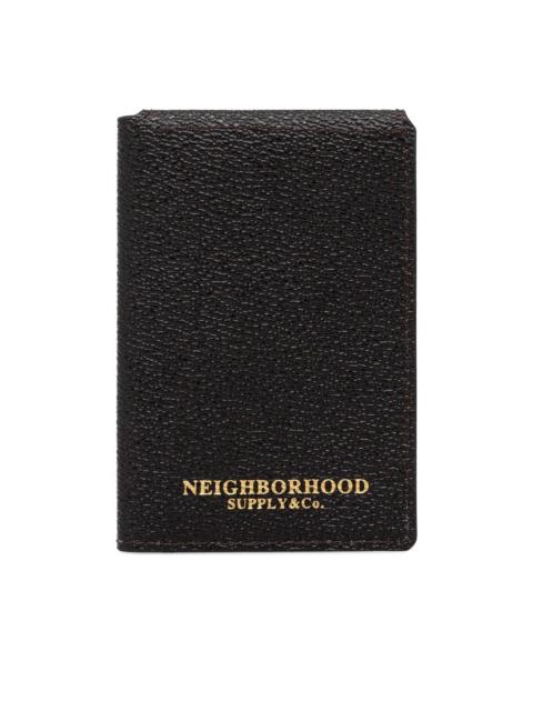 NEIGHBORHOOD logo-print cardholder