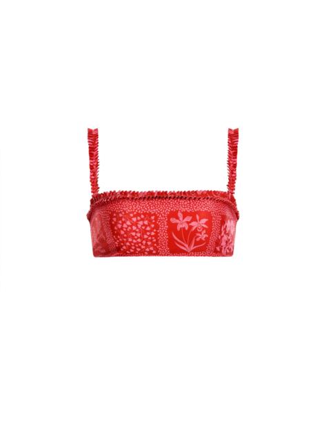 Agua by Agua Bendita Olmo Ipanema Escarlata Bikini Top