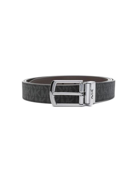 MICHAEL KORS logo-print reversible belt