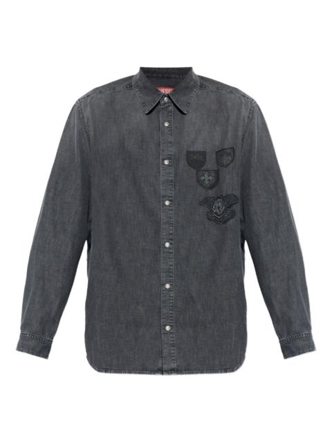 Diesel D-Simply-S15 embroidered shirt