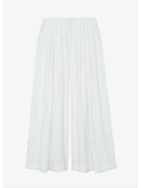 The Frankie Shop Sloane Wide Leg Trousers - White