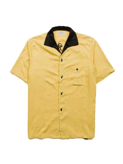 The Real McCoys MS22002 Rayon Bowling Shirt / Jolly Roger Yellow