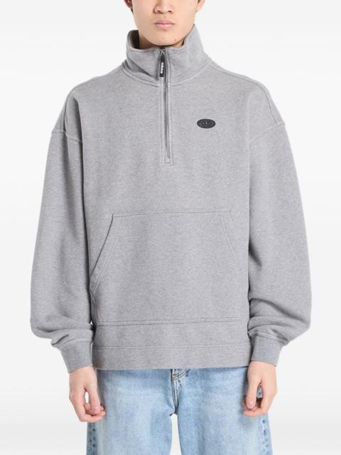 adidas graphic zipped sweatshirt