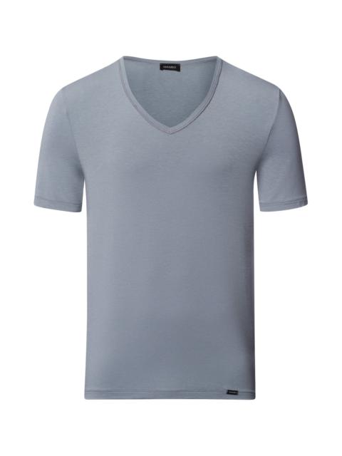 HANRO Natural Function TENCEL™ and Cotton Fitted V-Neck T-Shirt