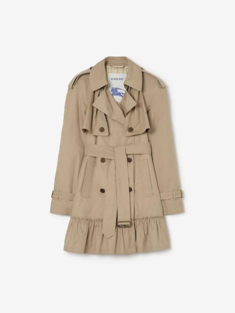 Burberry Short Gabardine Tillydrine Trench Coat