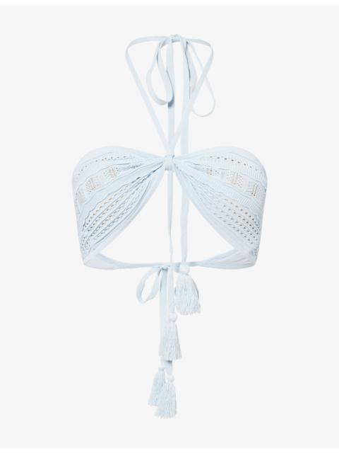 DEVON WINDSOR Vana Bandeau Knitted Bikini Top