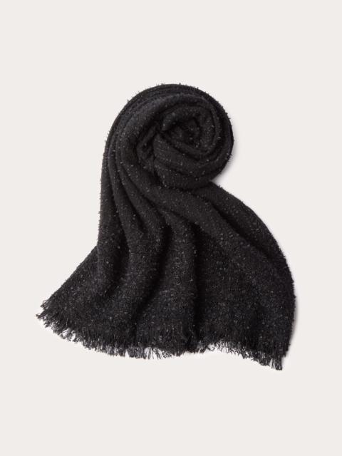 Valentino V DETAIL CASHMERE SCARF