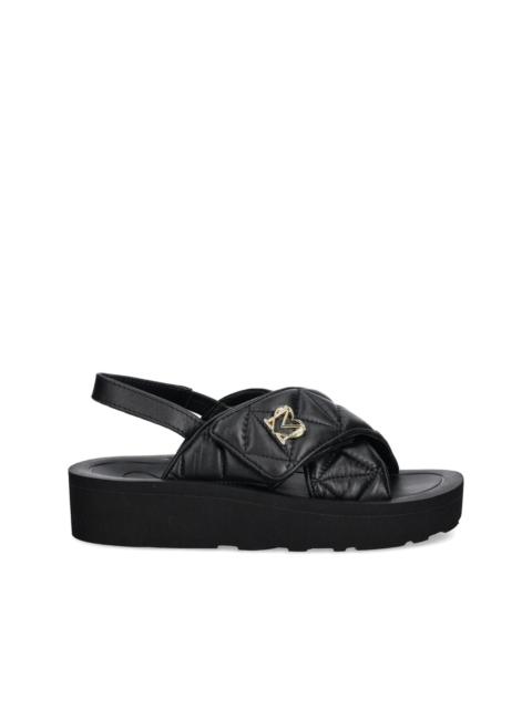 Moschino quilted sandals