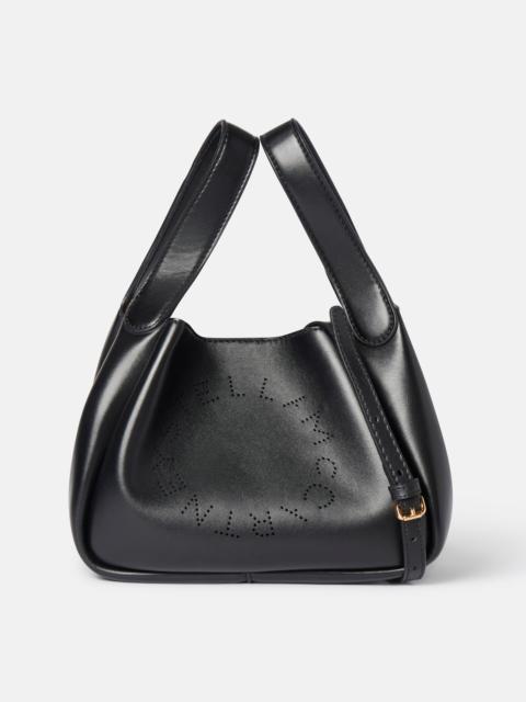 Stella McCartney Logo Double Top Handle Crossbody Bag